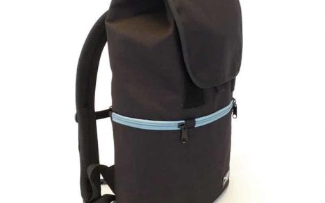 RUCKSACK CITYFLIZZER midi schwarz-hellblau