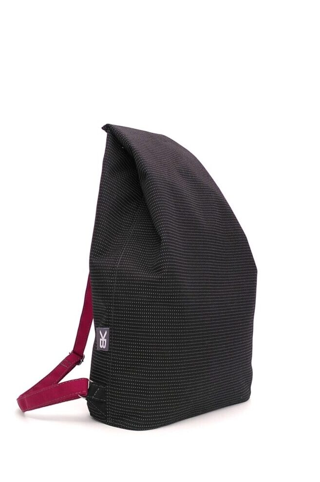 RUCKSÄCKLI SACKGUET Reflex schwarz/weinrot